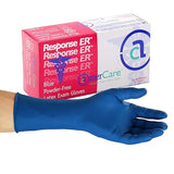 AmerCare Response ER Powder Free Latex Exam Gloves for Medical Professionals, Small, Case of 500