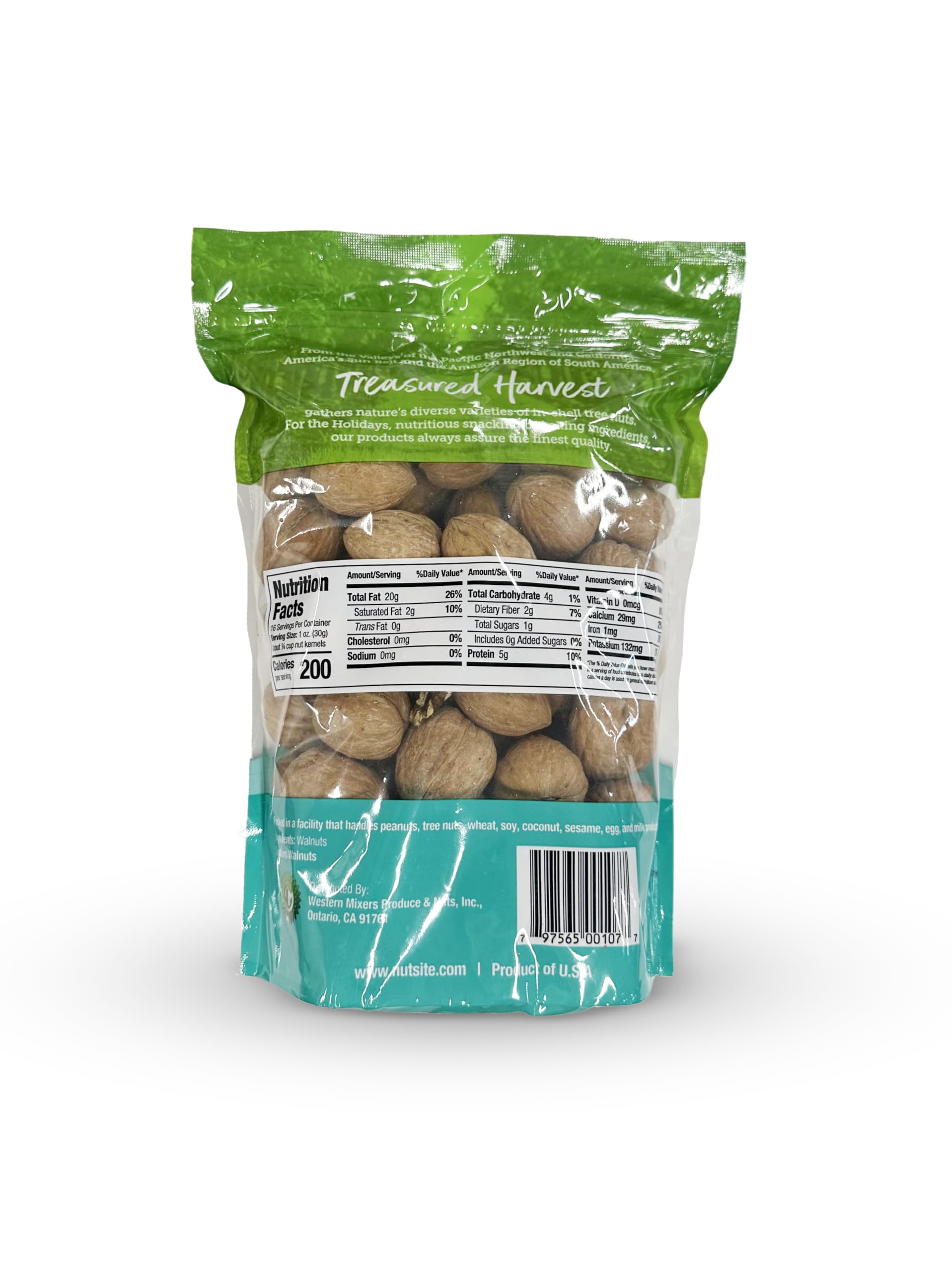 In Shell California Walnuts - TWIN PACK - 2/32 oz.
