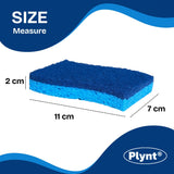 Plynt - Zero Scratch Scrub Sponge, Pack of 12 Sponges for Dishes, Kitchen & Bathroom, Zero Scratch, Multi-Surface Safe, Cleans Fast, Tackles Tough