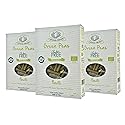 Rustichella d'Abruzzo Organic Green Pea Fusilli (Pack of 3), 250g Each - Gluten-Free Short Pasta - Made from 100% Organic Green Pea Flour - Cooks in