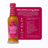 Tabañero Scotch Bonnet Pepper Hot Sauce, All-Natural Gourmet, Bottle, 5 oz
