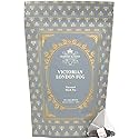 Harney & Son Victorian London Fog, Bag of 50 Sachets, Black and Oolong Tea with Bergamot, Vanilla Flavor and Lavender