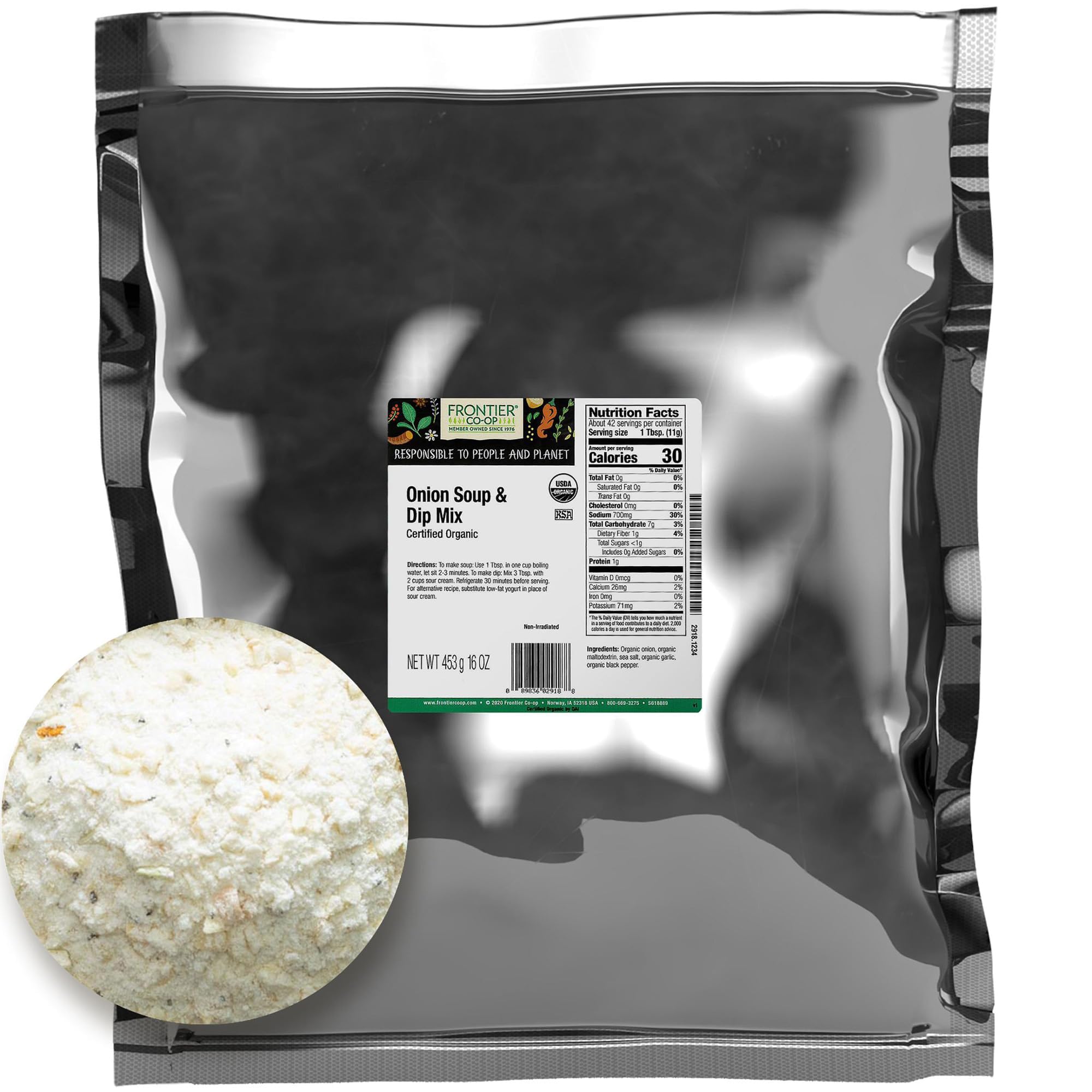 Frontier Co-op Organic Onion Soup and Dip Mix 1lb