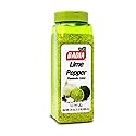 Badia Lime Pepper Seasoning, 24 oz - Pepper, Garlic & Onion, Zesty Citrus Blend for Chicken, Seafood & Vegetables