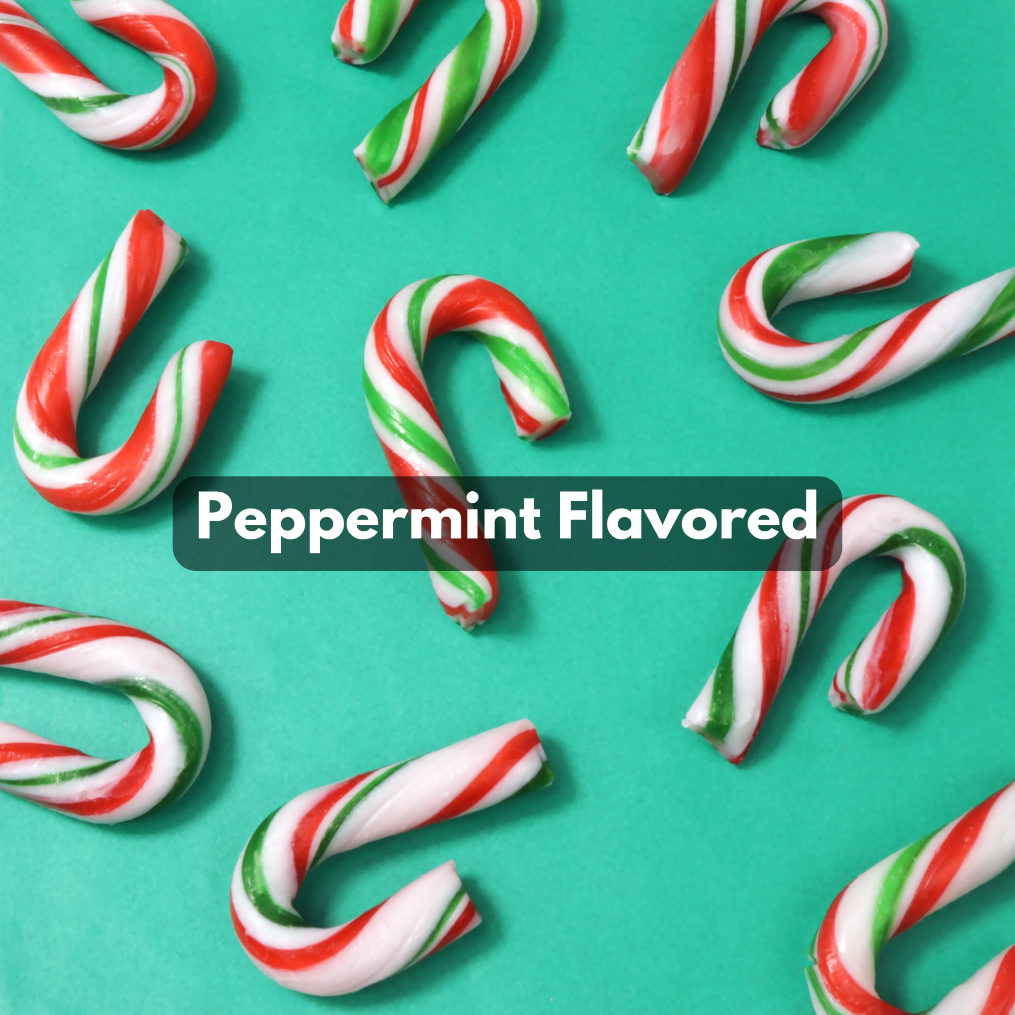 Sweetzo Bulk Individually Wrapped Mini Candy Canes, Classic Christmas Candies, Peppermint Flavored (200 Pieces)