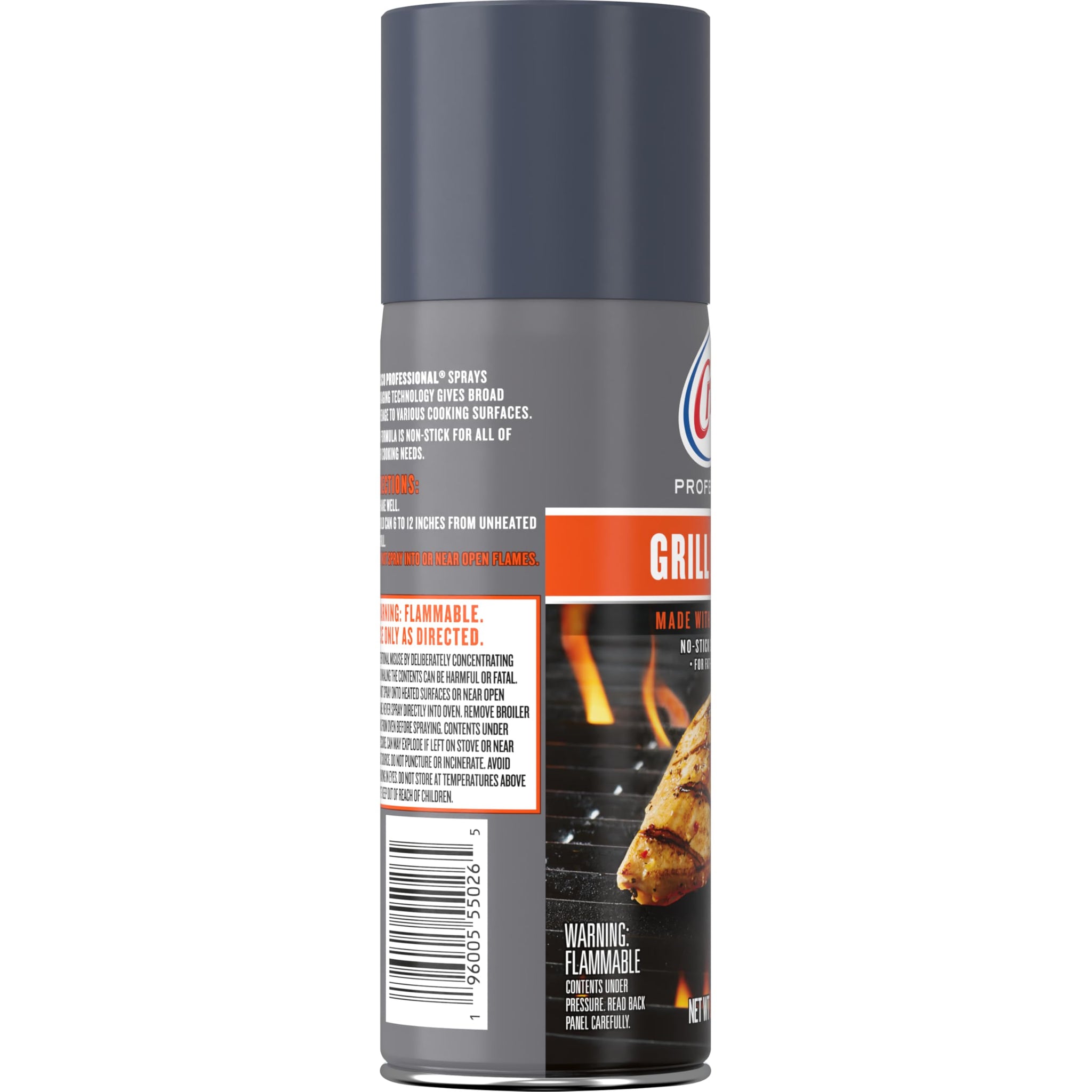 Crisco Professional No-Stick Cooking Spray, Grill Master, 12 Ounce