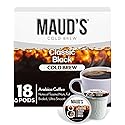 Maud's Cold Brew Dark Roast Coffee Pods, 18 ct, Single Serve Pods - 100% Arabica Coffee, Compatible with Keurig K Cups Maker