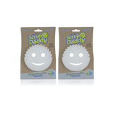 Scrub Daddy Sponge - Dye Free - Scratch-Free Scrubber for Dishes and Home, Odor Resistant, Soft in Warm Water, Firm in Cold, Deep Cleaning, Dishwasher