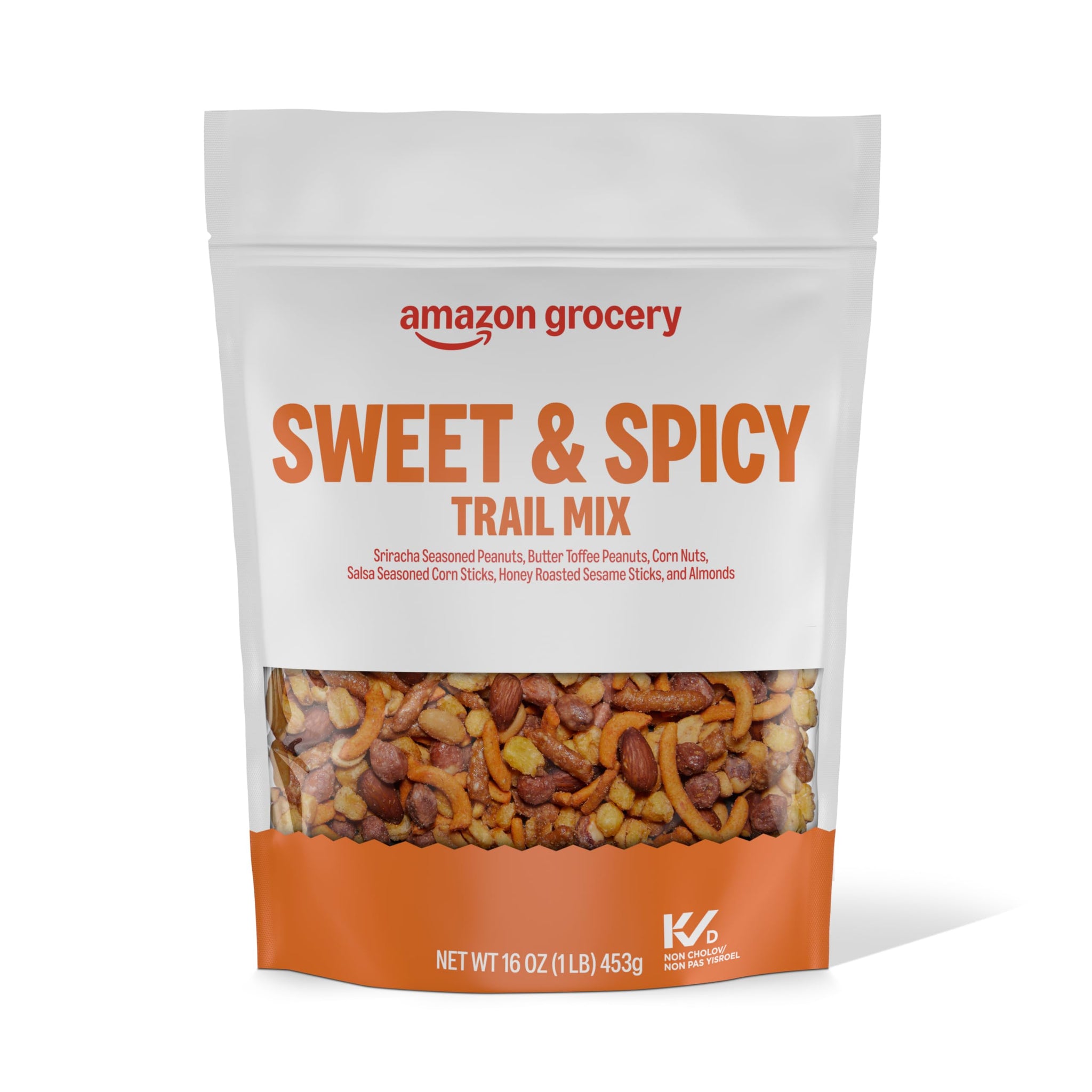 Amazon Grocery, Trail Mix, Sweet & Spicy, 16 Oz (Previously Happy Belly, Packaging May Vary)