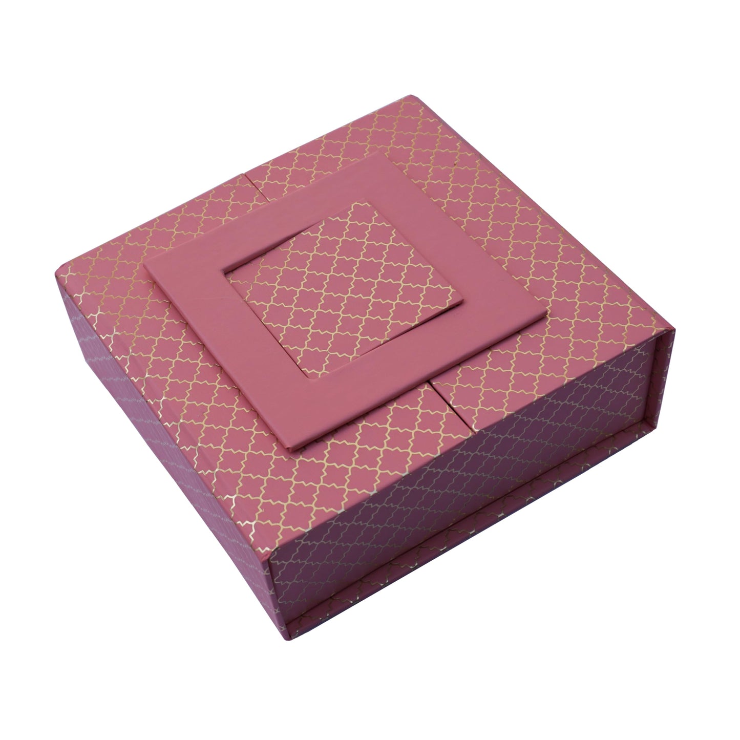 UtsaWe Rakhi Gift Box | Devine Rakhi Hamper with Elegant Krishna Rakhi Bracelet, Roli, Chawal, Mini Thali Set, A Chocolate, And A Greeting Card
