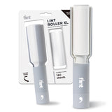 Flint Plus XL Retractable Lint Remover & Pet Hair Roller for Clothes - Refillable & Reusable Lint Roller with 140 Extra Sticky Tear-Off Sheets - Value