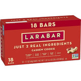 Larabar Cashew Cookie, Fruit and Nut Bars, Gluten Free and Vegan, 30.6 oz, 18 Ct