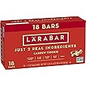 Larabar Cashew Cookie, Fruit and Nut Bars, Gluten Free and Vegan, 30.6 oz, 18 Ct