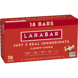 Larabar Cashew Cookie, Fruit and Nut Bars, Gluten Free and Vegan, 30.6 oz, 18 Ct