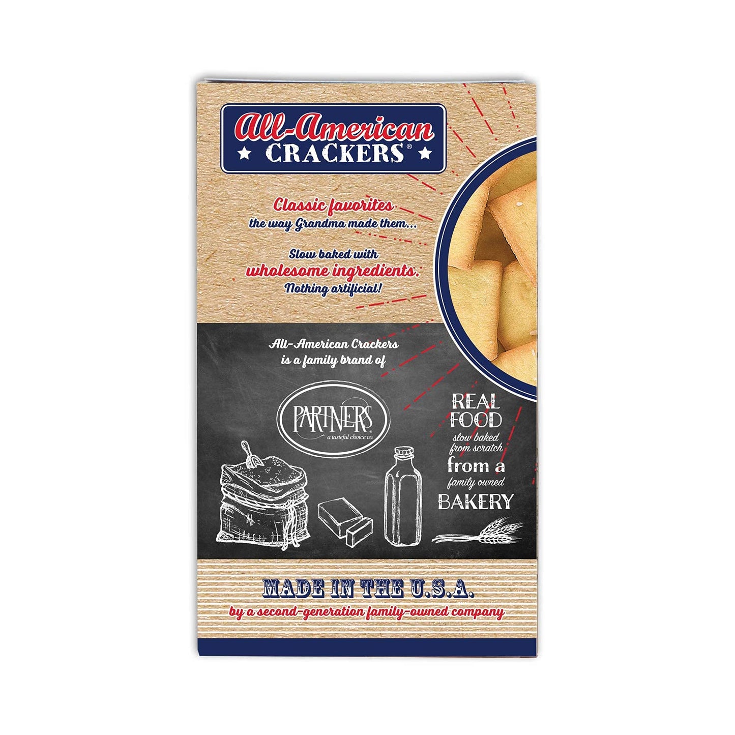 Partners, Partners All Amer Crackers Cornbread, 4 Ounce