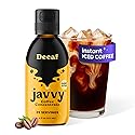 Javvy Cold Brew Coffee Concentrate Instant Coffee, Smooth Arabica Iced Coffee & Espresso Concentrate, 35 Servings, Decaf, 1 Pack