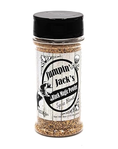 Jumpin' Jack's Deep Fork Jumpin’ Jack’s Black Magic Powder - All Natural Gourmet Specialty Spice Blend - Flavorful All-Purpose Seasoning & Rub Perfect