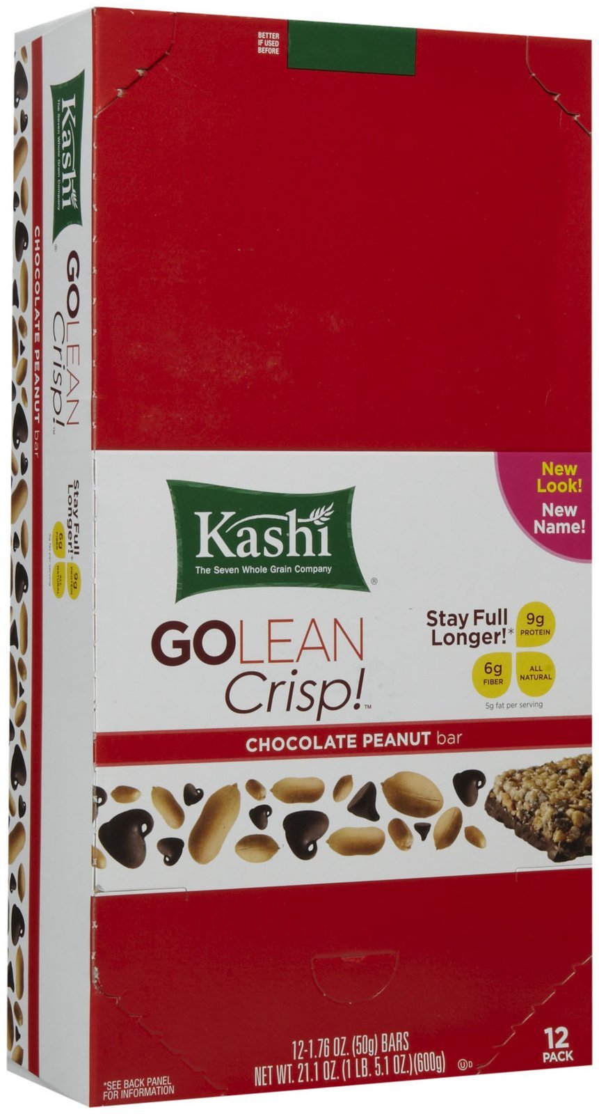 Kashi GOLEAN Bars - Chocolate Peanut - 1.76 oz - 12 ct