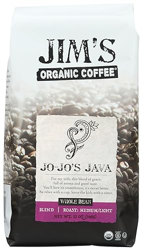 Jims Organic Coffee Organic Jo-Jo's Java Coffee, 12 OZ