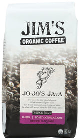 Jims Organic Coffee Organic Jo-Jo's Java Coffee, 12 OZ