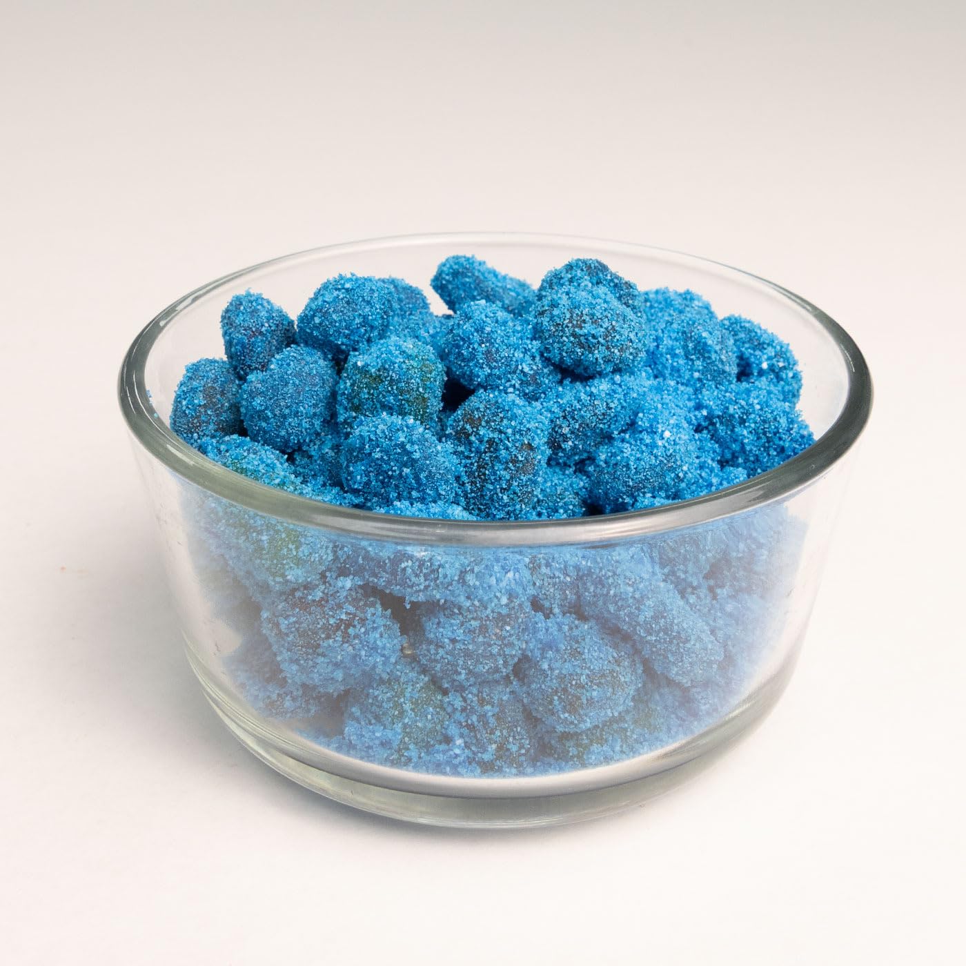 Goso Gummies Sweet Blue Razz Gusher Bombs 6oz Bag Sweet Blue Raspberry Filled Candy
