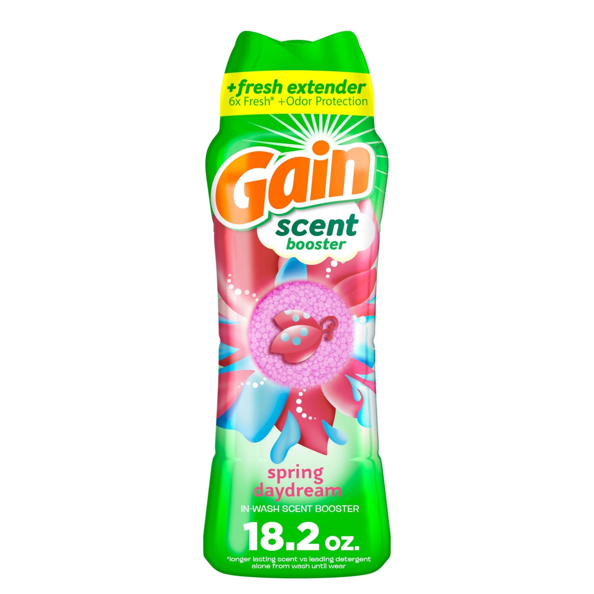 Gain In-Wash Laundry Scent Booster, Spring Daydream Scent, 18.2 OZ, Fresh Extender + Odor Protection