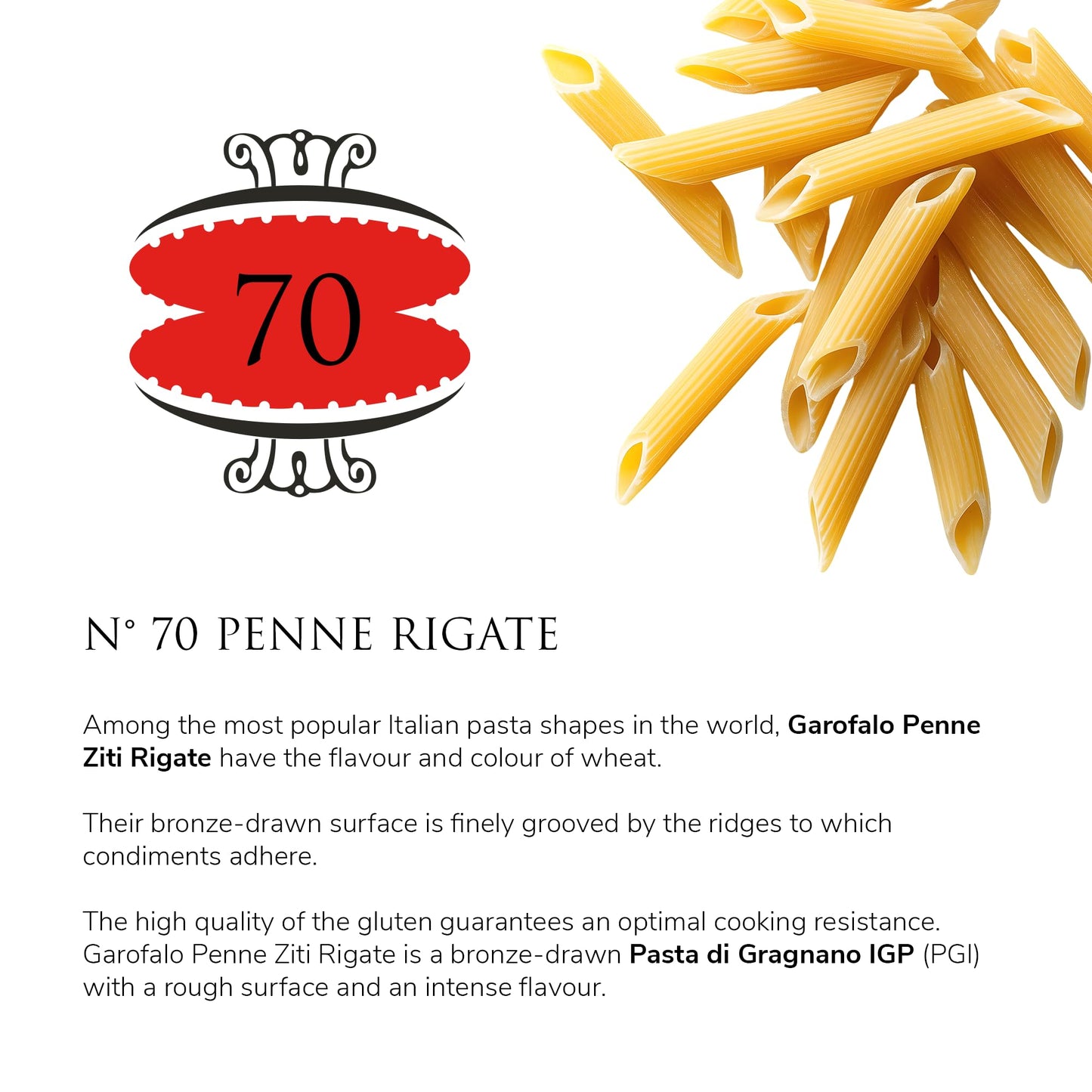 Garofalo - Premium Durum Wheat Semolina Penne Rigate Pasta, Italian Made, Bronze-Drawn, Al-Dente, One-Ingredient Pasta (4 pack)