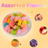 7.05oz Crystal Candy, Fruit Flavors Gem Crystal Amber Candies, Colourful Assorted Gummy, Irresistible Crispy-Chewy Texture Asmr Gems Crunchy Outside