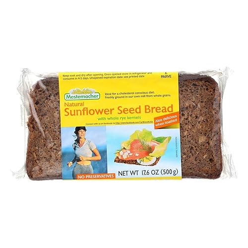 Mestemacher Bread Bread Sunflower Seed 17.6 oz. (Pack of 12)
