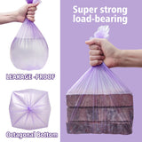 FUGUIR 4 Gallon Trash Bags, 120 Counts Small Colorful Garbage Bags, Easy Tearing Wastebasket Bin Liners for Home Office Kitchen, 6 Colors