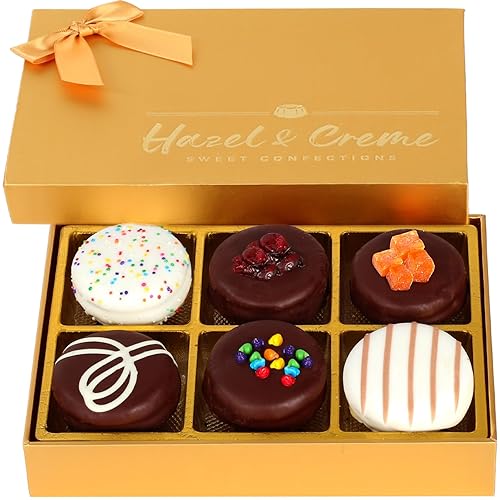 Graduation Cookie Gift Basket - Father's Day Gourmet Dark Chocolate Cookies Gift Box - Birthday Treat - Nurse & Teacher Appreciation, Corporate