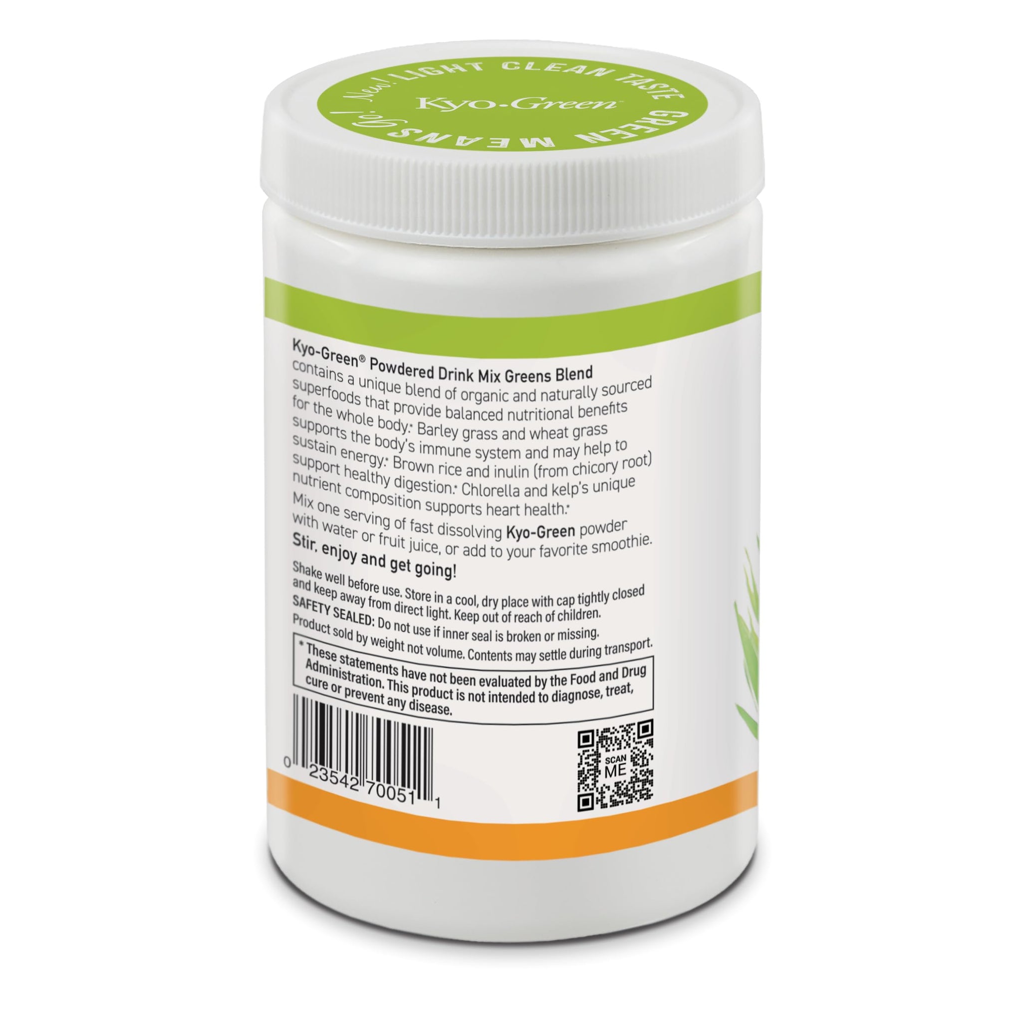 Kyolic Kyo-Green Greens Blend Energy*, Powdered Drink Mix, 10 oz