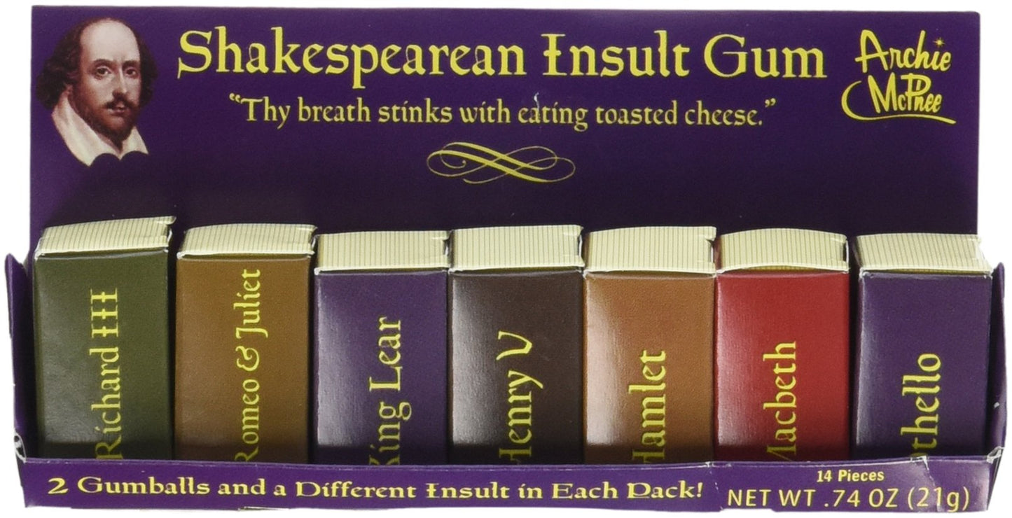 Shakespearean Insult Gum by Accoutrements