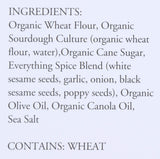 Rustic Bakery, Organic Everything Spice Sourdough Flatbread, 6 Ounce