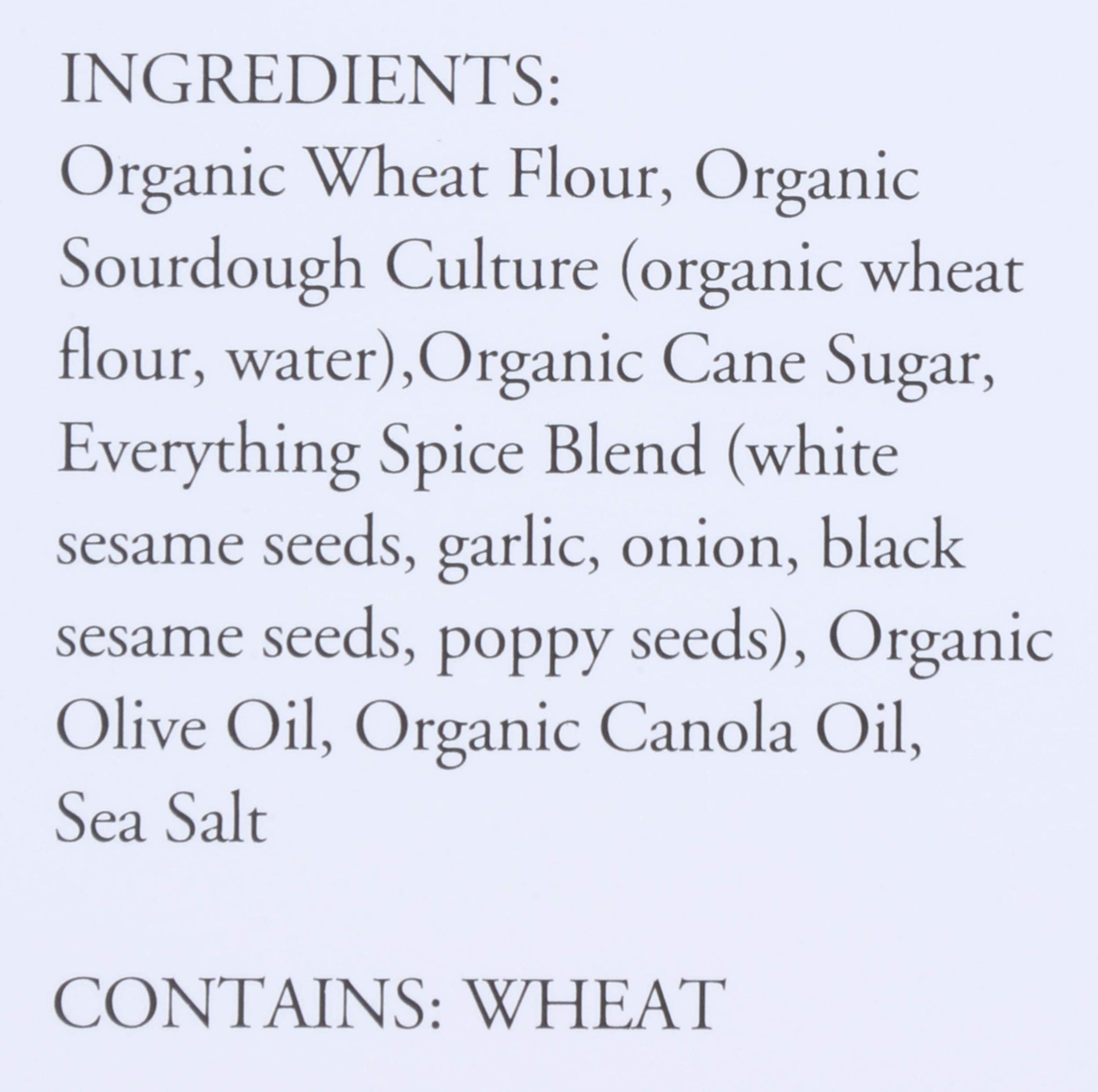Rustic Bakery, Organic Everything Spice Sourdough Flatbread, 6 Ounce