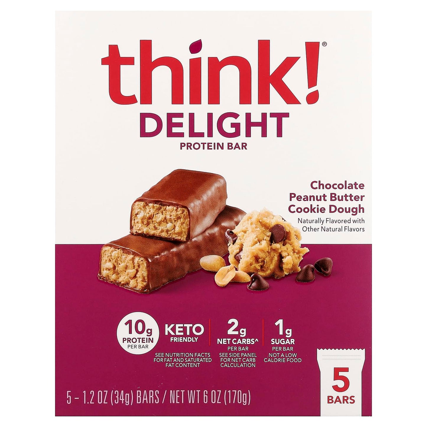 THINK! DELIGHT CPB COOKIE DOUGH 5CT I