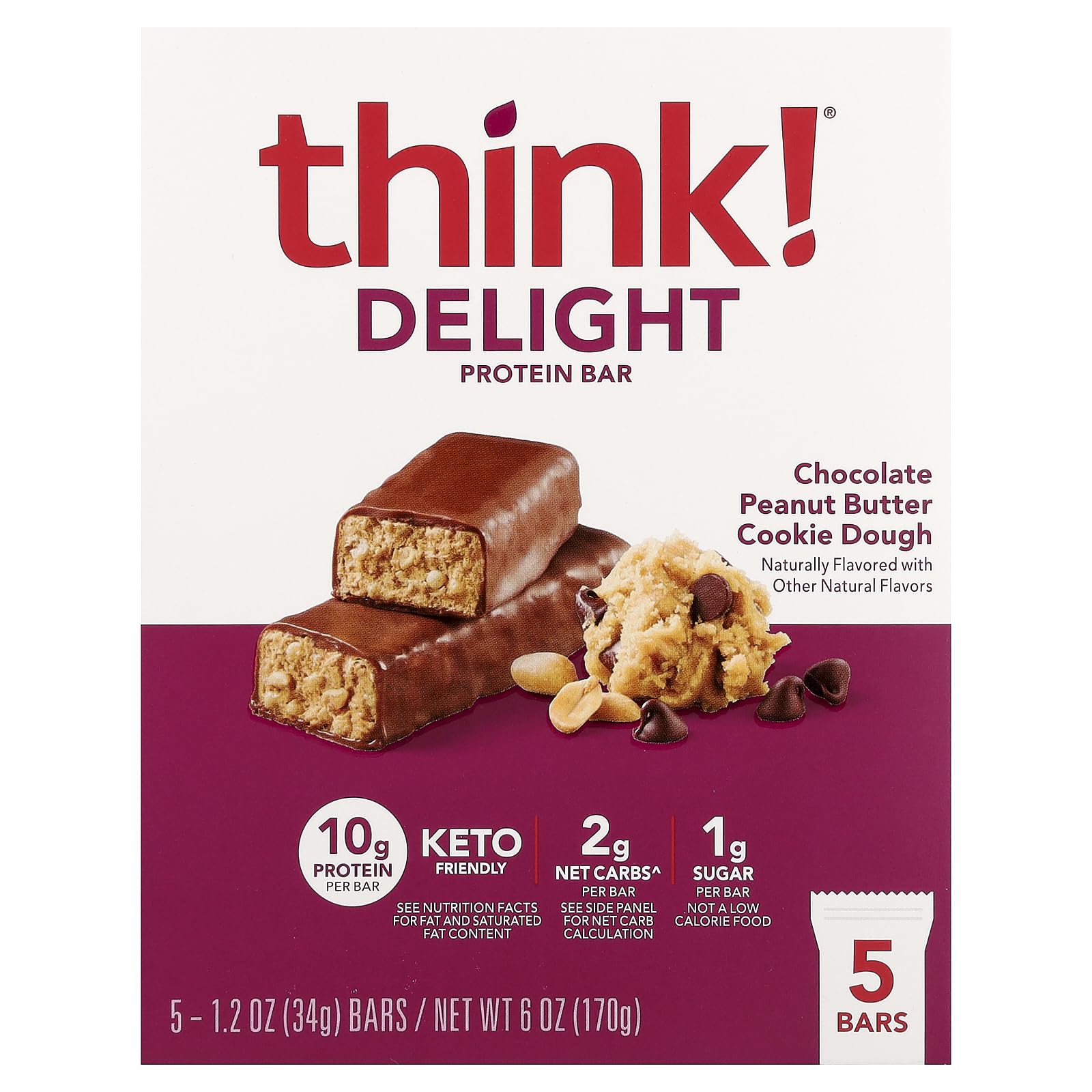 THINK! DELIGHT CPB COOKIE DOUGH 5CT I