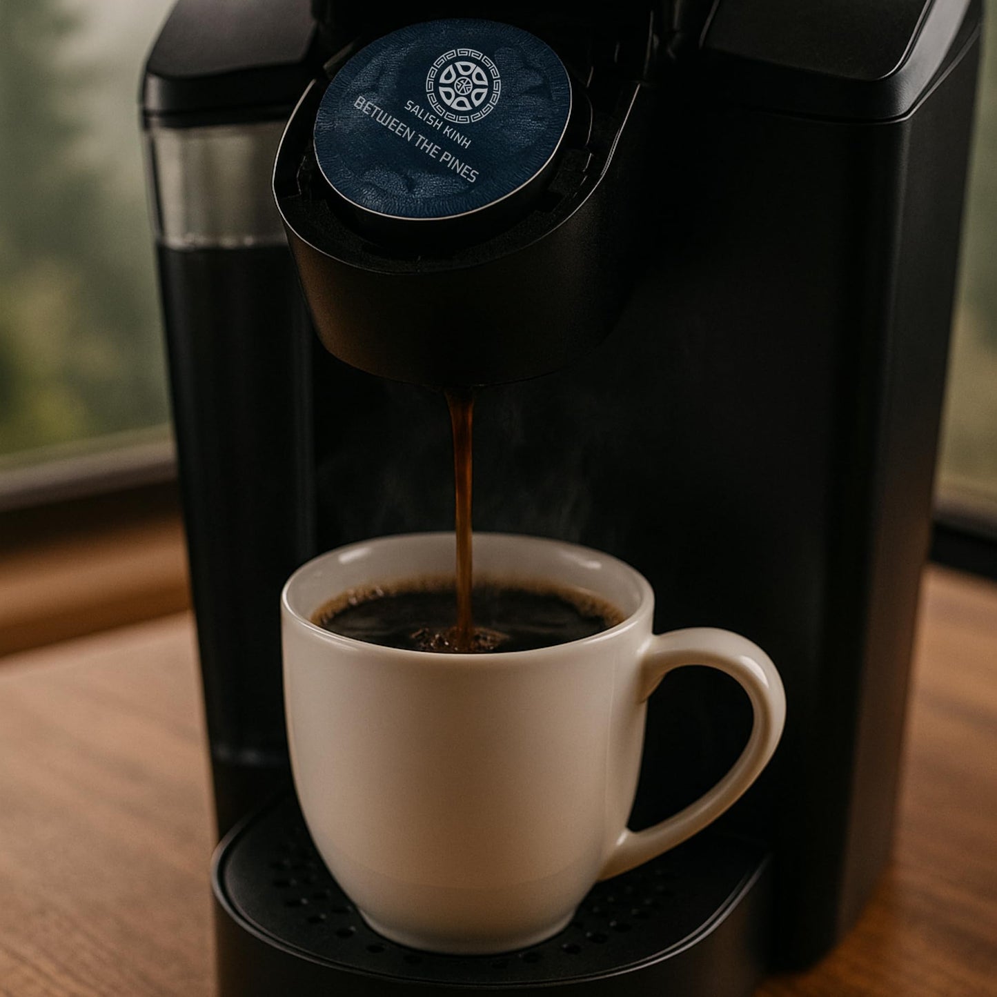 SALISH KINH Between the Pines Vietnamese Coffee Pods | 24 Count | Premium Medium Roast | Rare 60% Arabica / 40% Robusta Blend | Specialty Grade