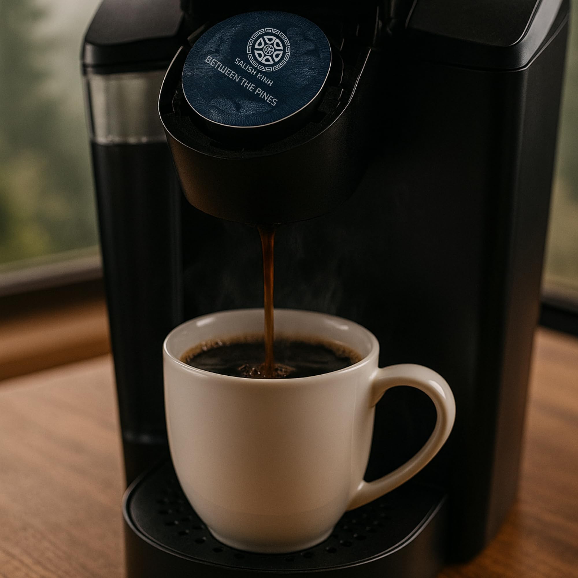 SALISH KINH Between the Pines Vietnamese Coffee Pods | 24 Count | Premium Medium Roast | Rare 60% Arabica / 40% Robusta Blend | Specialty Grade