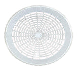 White Maryland 9" Plastic Paper Plate Holders in Count of 8
