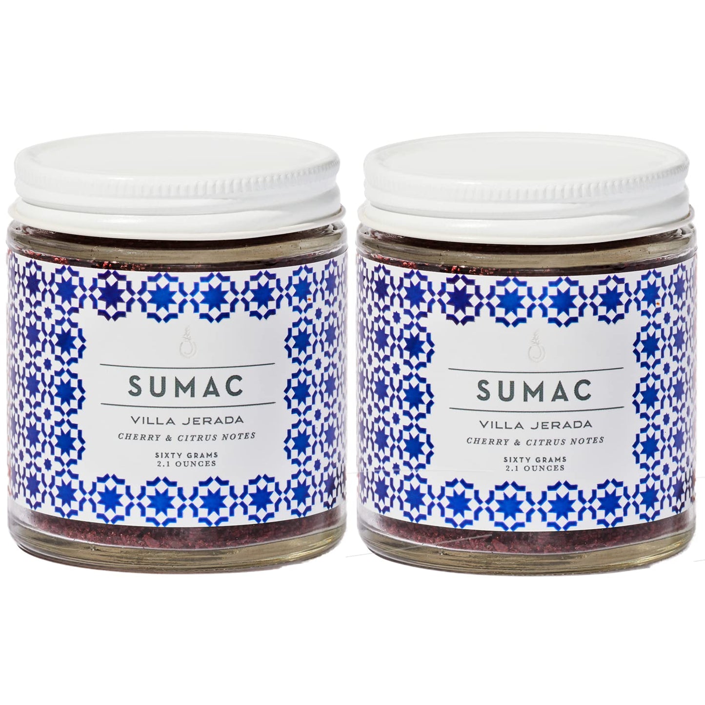 Villa Jerada Coarse Sumac - Premium Turkish Seasoning with Bright Cherry & Citrus Notes - Tangy, Lemony Alternative to Pepper - 2.1 oz Glass Jar