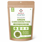 SPICY PANTRY Cardamom Pods 2 lbs - Whole Green Spice for Chai, Curries, Rice Dishes & Baked Goods & Spice Blends- Non-GMO, Gluten Friendly, Aromatic