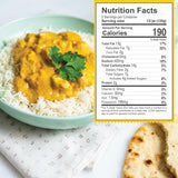 Khazana ORGANIC Chicken Korma Indian Simmer Sauce - 6 x 12.7oz Jars | Non-GMO, Vegan, Gluten Free, Kosher | Authentic Indian Meals Made Easy at Home!