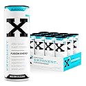Exponent - Blue Nova Fusion Energy Drink | Pack of 12, 355mL Cans | Cool Berry Flavor with Citrus Notes | Zero Sugar & Sucralose | Naturally Sourced