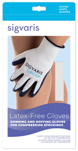 Sigvaris Accessories 592RPRX Latex-Free Unisex Donning Gloves for Practical & Protective Application of Compression Stockings, Socks, Hosiery, 1 Pair