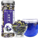 Plant Gift Dried Blue Butterfly Pea Flowers Tea, (Clitoria Ternatea) Edible Flowers, Dragon Pea Flower, Butterflies Tea Recipes Food Coloring