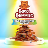 Goso Gummies Sour Rainbow Chamoy Belts 4oz Bag