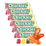 Chuckles Cherry Lemon Licorice Orange Lime Chewy Candy - 2 oz Individually Wrapped Retro Candy - Nostalgic Candy Jelly Candy Fruit Slices - Jelly