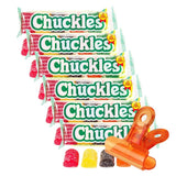 Chuckles Cherry Lemon Licorice Orange Lime Chewy Candy - 2 oz Individually Wrapped Retro Candy - Nostalgic Candy Jelly Candy Fruit Slices - Jelly