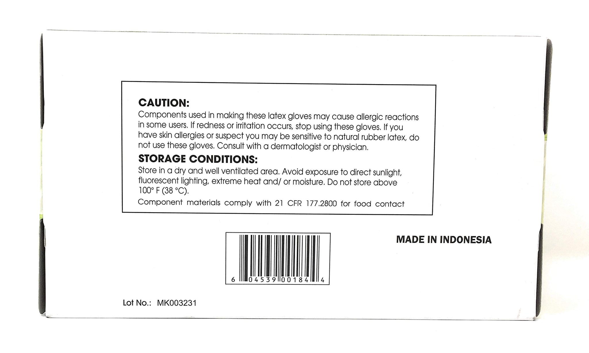 Emerald Digi-Gloves, Powder Free Disposable Latex Gloves (Small)